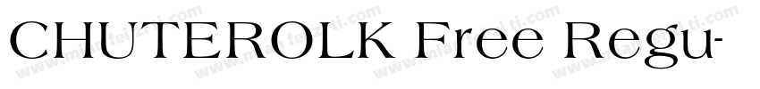 CHUTEROLK Free Regu字体转换